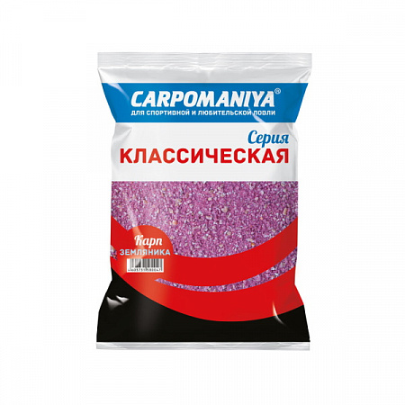 Прикормка "Карпомания" классическая, 750 г./ Карп Земляника
