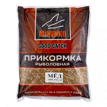 Прикормка MINENKO "GOOD CATCH"  мёд 700 гр.