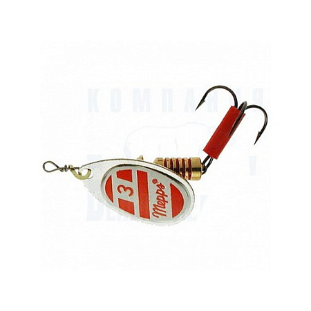 Блесна "Mepps" AGLIA BLANC ROUGE AG №3  HT+R