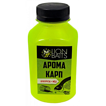 LION BAITS Арома "Карп кукуруза-мед" 300 мл.