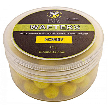 LION BAITS бойл нейтральной плавучести WAFTERS  HONEY 12мм 