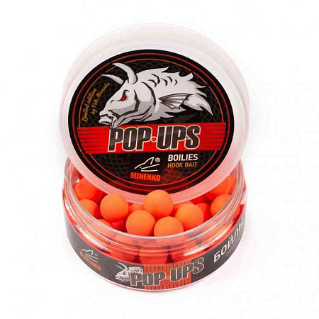 Бойлы плавающие MINENKO (Pop-Up) Strawberry 14мм 55г