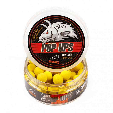 Бойлы плавающие MINENKO (Pop-Up) Yellow Flavor 14мм 55г
