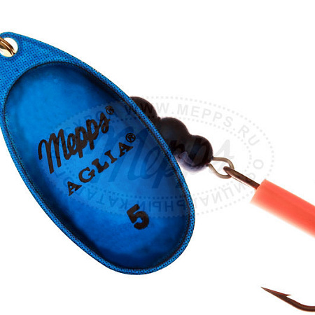 Блесна "Mepps" AGLIA PLATIUM AG/BLEU №5