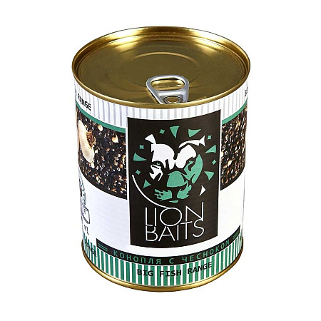LION BAITS Зерновая смесь Конопля чеснок 900 мл