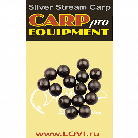 Бусина Soft d 6mm цв.Brown (уп.10шт)
