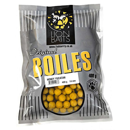LION BAITS бойлы HONEY YUCATAN (мед) 14мм  400 гр