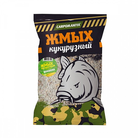 Жмых кукурузный  Карпомания 1 кг / конопля