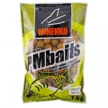 Бойлы пылящие MINENKO Pineapple (ананас) 20мм 1кг