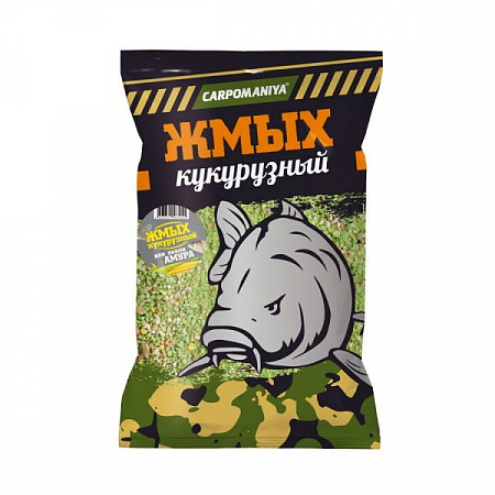 Жмых кукурузный Карпомания 1 кг / для ловли Амура