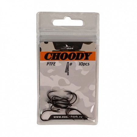 Крючки тефлоновые CHOODY  №4  Shark (уп.10шт.)