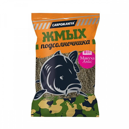 Жмых подсолнечника Карпомания 1 кг / анис