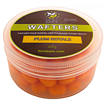 LION BAITS бойл нейтральной плавучести WAFTERS  PLUM ROYALE 12мм 