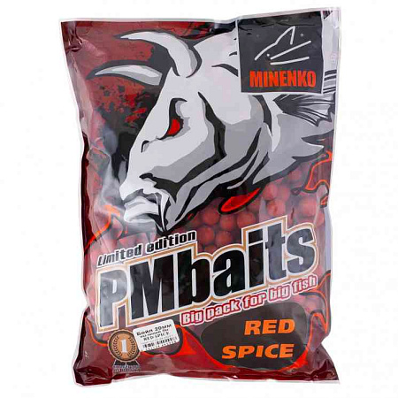 Бойлы пылящие MINENKO Red Spice (красная специя) 20мм 3кг