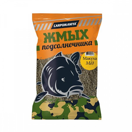 Жмых подсолнечника Карпомания 1 кг / мёд