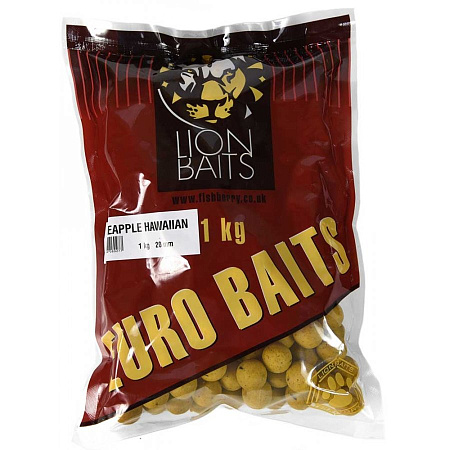 LION BAITS бойлы PENEAPPLE HAWAIIAN (ананас ) 20мм  1 кг