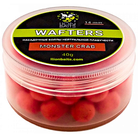 LION BAITS бойл нейтральной плавучести WAFTERS MONSTER CRAB 14мм 