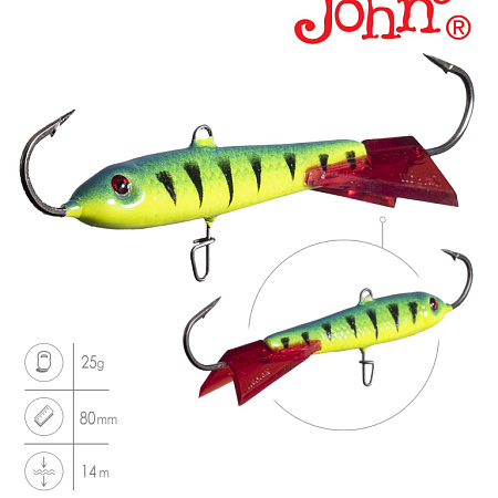 Балансир Lucky John CLASSIC 8 80мм /36RT