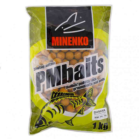 Бойлы пылящие MINENKO Banana (банан) 20мм 1кг
