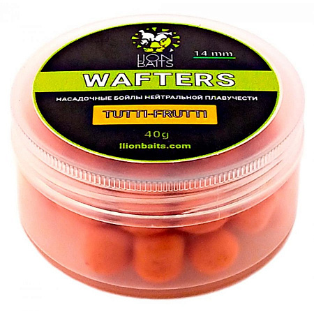 LION BAITS бойл нейтральной плавучести WAFTERS TUTTI-FRUTTI 14мм 