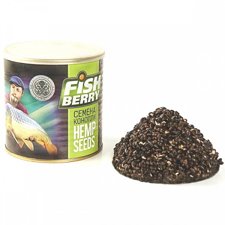 FISHBERRY Конопля вареная (натуральная)  430 мл