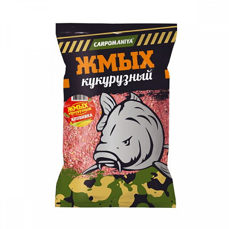Жмых кукурузный Карпомания 1 кг / клубника
