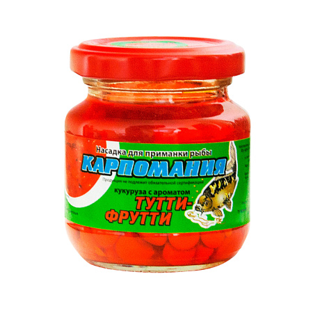 Кукуруза "Карпомания"  банка ст.105г / тутти-фрутти