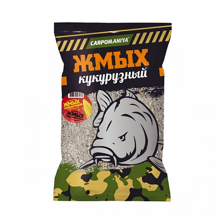 Жмых кукурузный+ жмых подсолнечника Карпомания 1 кг 