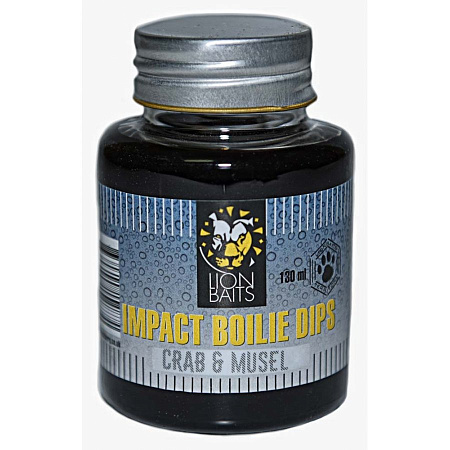 LION BAITS lmpact Boilie Dips (Crab & Musel) 130 мл