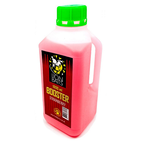 LION BAITS BOOSTER STRAWBERRY (клубника) канистра 1л
