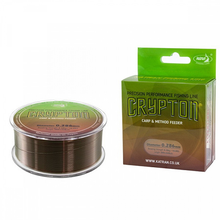 Леска карповая Katran "Crypton Carp & method feeder" 300м 0,234мм