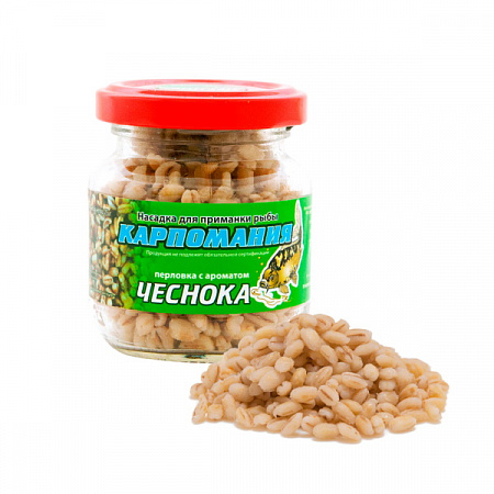 Перловка натур. "Карпомания" бан. 75г./ чеснок
