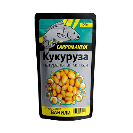 Кукуруза "Карпомания" пакет 120г /мягкая,ваниль