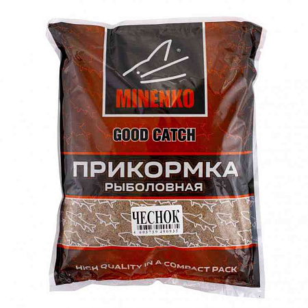 Прикормка MINENKO "GOOD CATCH" чеснок 700 гр.