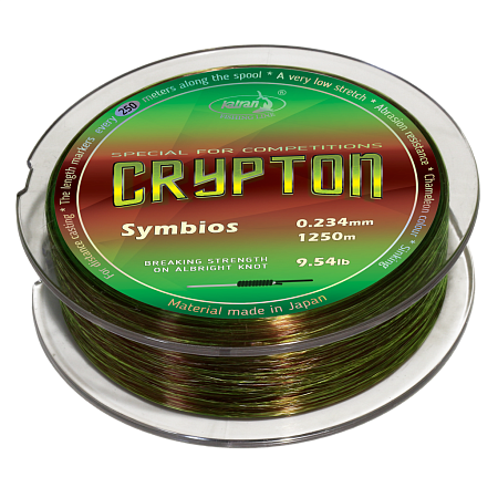 Леска карповая Katran "Crypton Symbios" 1250м 0,234мм