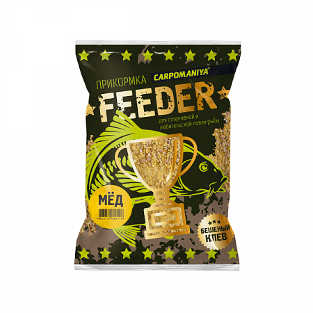 Прикормка "Карпомания" FEEDER, 750 г./ Мёд