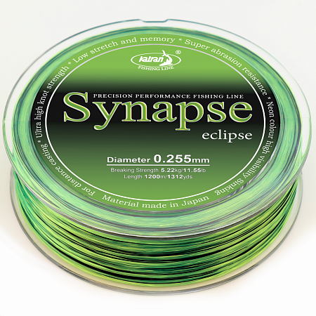 Леска карповая Katran "Synapse eclipse" 1200м 0,255мм