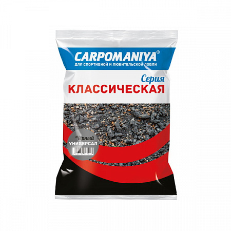 Прикормка "Карпомания" классическая, 750 г./ Черный Универсал