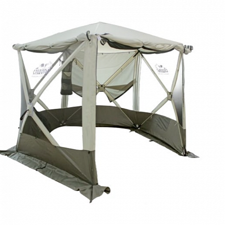 Шатер "Следопыт" быстросборный 2,1х1,9м, h-2,3 м.,5 стен, ткань Oxford 300D WR PU 3000