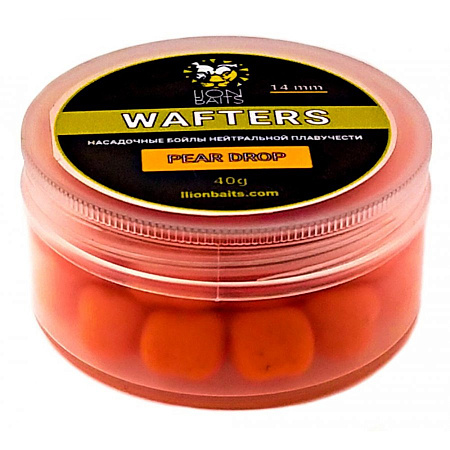 LION BAITS бойл нейтральной плавучести WAFTERS PEAR DROP 14мм 