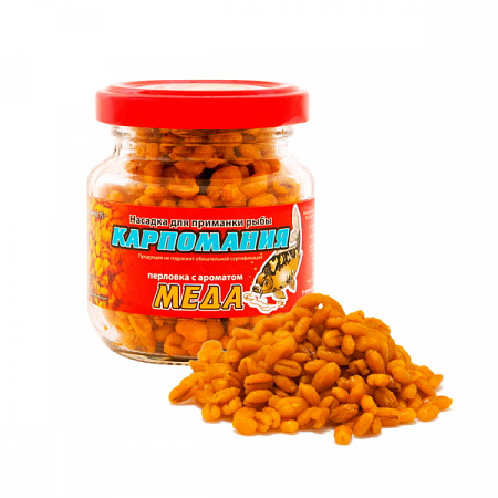 Перловка желтая "Карпомания" бан. 75г./ мёд