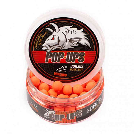 Бойлы плавающие MINENKO (Pop-Up) Strawberry 12мм 55г