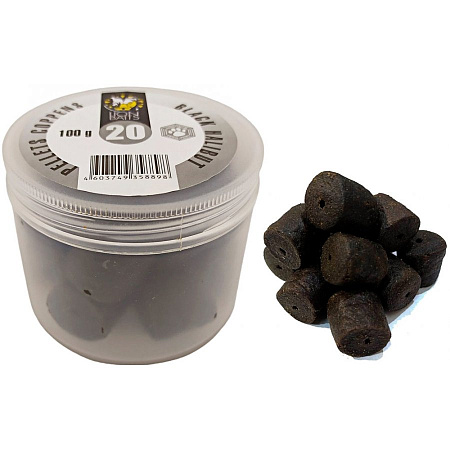PELLETS COPPENS BLAK HALIBUT бойлы 20 мм банка 100г