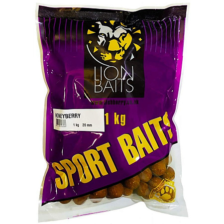 LION BAITS бойлы SPORT BAITS 20мм HONEYBERRY 1кг