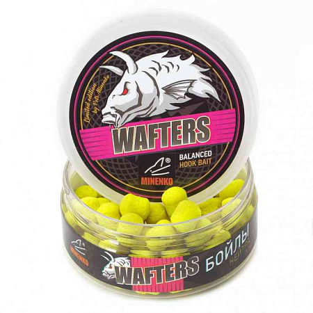 Бойлы насадочные MINENKO Wafters Dumbells Pineapple (ананас) 14x11мм 70гр